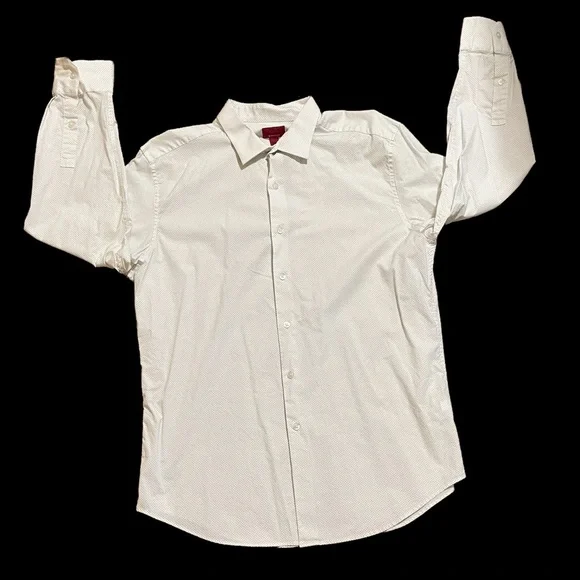 Alfani | Shirts | Alfani Slim Fit Dress Shirt Size L 6165 White | Poshmark